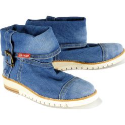 ARTIKER RELAKS 46C0238 jeans, botki damskie. Botki damskie Artiker Relaks, z jeansu, bez obcasa, bez zapięcia. Za 249,90 zł.