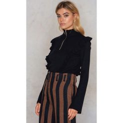 Gestuz Sweter Mathilde - Black. Czarne bez kategorii marki Gestuz, z wełny, z golfem. W wyprzedaży za 165,59 zł.