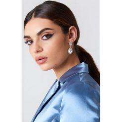Kolczyki damskie: NA-KD Accessories Wiszące kolczyki Marquise – Silver