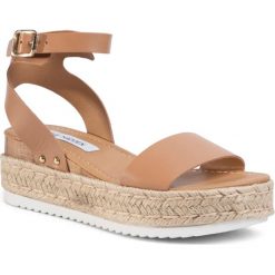 Espadryle STEVE MADDEN - Chaser SM11000981-03001-257 Natural Leather. Pomarańczowe espadryle damskie Steve Madden, bez wzorów, ze skóry ekologicznej, bez obcasa, na obcasie. Za 389,00 zł.