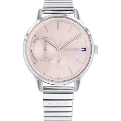 Tommy Hilfiger Zegarek Srebrny Beżowy. Szare zegarki damskie TOMMY HILFIGER, srebrne. Za 824,95 zł.