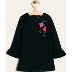 Blukids - Sukienka dziecięca 80-98 cm. Niebieskie sukienki dziewczęce Blukids, z aplikacjami, z elastanu, casualowe, długie, maxi, proste. W wyprzedaży za 49,90 zł.