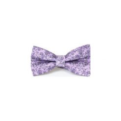 Mucha Lawendowa. Fioletowe muszki męskie Edyta kleist, na co dzień, w paski, z tkaniny, eleganckie. Za 99,00 zł.