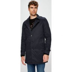 Selected - Płaszcz. Niebieskie płaszcze męskie Selected, xl, bez wzorów, z bawełny, bez kaptura. W wyprzedaży za 239,90 zł.