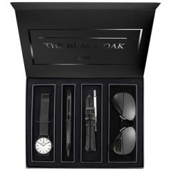 Black Oak zestaw upominkowy damski BX97054BSET-901. Czarne zegarki damskie Black Oak. W wyprzedaży za 259,00 zł.
