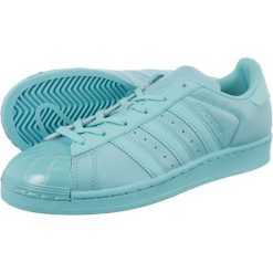 Niebieskie Buty Adidas Superstar Glossy Toe W 529. Niebieskie sneakersy damskie Molly.pl, ze skóry. Za 449,00 zł.