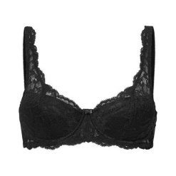 Triumph Biustonosz z fiszbinami Amourette Charm czarny female czarny 80E. Czarne biustonosze Triumph, w koronkowe wzory, z koronki. W wyprzedaży za 139,00 zł.