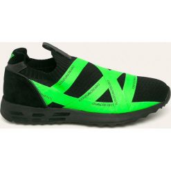 Emporio Armani - Buty. Czarne sneakersy męskie Emporio Armani, ze skóry, bez zapięcia. Za 849,90 zł.