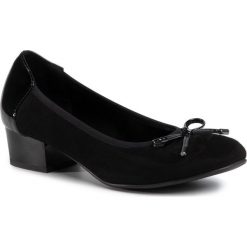 Półbuty CLARA BARSON - WS19133-4 Black. Czarne półbuty damskie Clara Barson, z aplikacjami, ze skóry ekologicznej, bez obcasa, na obcasie, bez zapięcia. Za 79,99 zł.