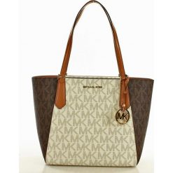 Markowa torebka MICHAEL KORS VAN/BRN/ACRN. Szare kuferki damskie marki Michael Kors, ze skóry. Za 1100,00 zł.