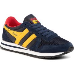 Sneakersy GOLA - Daytona CMA592 Navy/Sun/Red. Niebieskie sneakersy męskie Gola, na co dzień, bez wzorów, z zamszu, eleganckie, bez zapięcia. Za 329,00 zł.