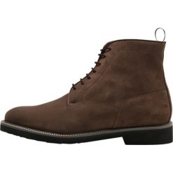Buty zimowe męskie: Moreschi Botki sznurowane taupe