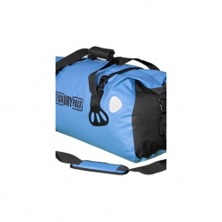 Torba wodoodporna DUFFEL 50L. Niebieskie torby męskie sportowe marki Fish dry pack, bez wzorów, z materiału, sportowe. Za 179,00 zł.