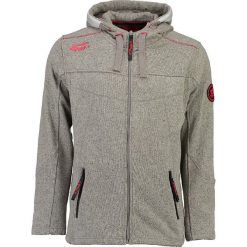 Kurtka polarowa "Tazmaneak" w kolorze szarym. Szare bluzy męskie s, z dzianiny. W wyprzedaży za 132,95 zł.