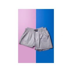 Spodenki do spania dla PARY SZARE KROPKI. Szare piżamy damskie HisOutfit, l, bez wzorów, z bawełny. Za 159,00 zł.