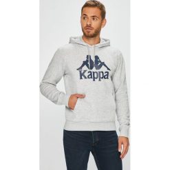Kappa - Bluza. Białe bluzy męskie Kappa, xl, z nadrukiem, z bawełny, z kapturem, bez rękawów, z kapturem. Za 119,90 zł.