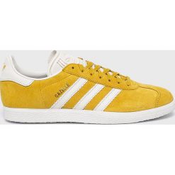 Adidas Originals - Buty Gazelle. Szare buty sportowe męskie marki adidas Originals, ze skóry, na sznurówki. Za 399,90 zł.