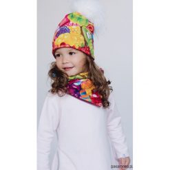 Czapka i komin Sweet. Szare czapeczki niemowlęce marki Pakamera. Za 104,00 zł.