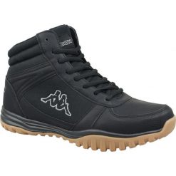 Czarne Buty Kappa Brasker Mid M 242373-1111. Czarne buty zimowe sportowe męskie Kappa, przed kolano, bez zapięcia. W wyprzedaży za 179,00 zł.