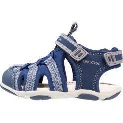 Geox SANDAL AGASIM BOY Sandały trekkingowe navy/grey. Niebieskie sandały chłopięce Geox, z materiału. Za 219,00 zł.