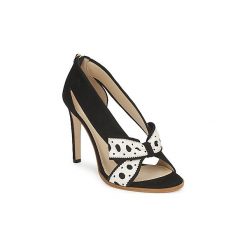 Czółenka Moschino DELOS ESCA. Czarne czółenka damskie marki MOSCHINO, bez wzorów, bez obcasa. Za 2263,20 zł.