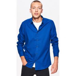 Gładka koszula slim fit - Turkusowy. Niebieskie koszule męskie slim Cropp, l. Za 69,99 zł.