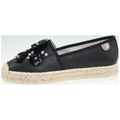 Tom Tailor espadryle damskie 39 czarny. Czarne espadryle damskie Tom Tailor, bez wzorów, bez obcasa. Za 216,00 zł.