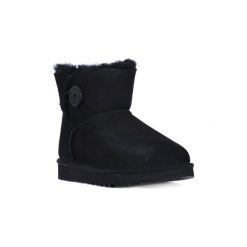 Buty zimowe damskie: Śniegowce UGG MINI BAILEY BUTTON II BLACK