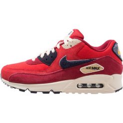 Nike Sportswear AIR MAX 90 PREMIUM SE Sneakersy niskie universal red/provence purple/blackened blue/red crush/wheat gold/light cream. Czerwone trampki męskie Nike Sportswear, bez wzorów, ze skóry, bez zapięcia. Za 609,00 zł.