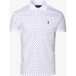 Polo Ralph Lauren - Męska koszulka polo – Slim fit, biały. Białe koszulki męskie Polo Ralph Lauren, m, bez wzorów, z materiału, bez rękawów. Za 499,95 zł.