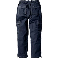 Bojówki męskie: Spodnie bojówki Loose Fit Straight bonprix ciemnoniebieski