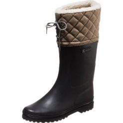 Buty zimowe damskie: Aigle POLKA GIBOULÉE Kalosze marine/beige