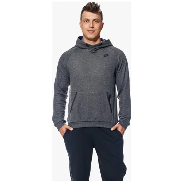 Lotto Bluza Bryan Vi Sweat Hd , szary, rozmiar XL. Szare bluzy męskie Lotto, xl, bez wzorów, z bawełny, z kapturem, bez rękawów, bez kaptura. W wyprzedaży za 129,99 zł.