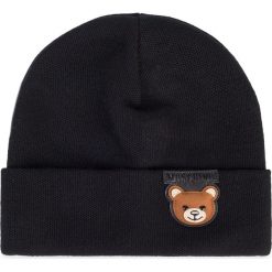 Czapka MOSCHINO - 65166 M2099 016. Czarne czapki damskie MOSCHINO, z wełny. Za 499,00 zł.
