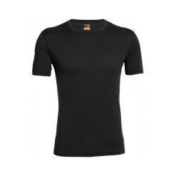 Odzież termoaktywna męska: Icebreaker Koszulka Mens Oasis Ss Crewe Black Xl