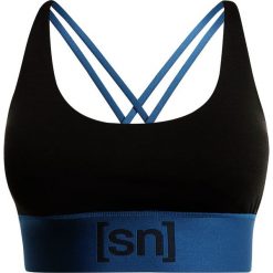 Biustonosze sportowe: super.natural MOTION YOGA Biustonosz sportowy jet black/peacock