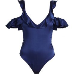 Body i gorsety: For Love & Lemons LENA RUFFLE Body blue