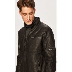 Desigual - Kurtka. Czarne płaszcze męskie Desigual, m, bez wzorów, z elastanu, krótkie, bez kaptura. W wyprzedaży za 359,90 zł.