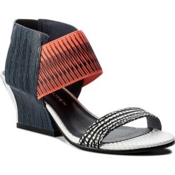 Sandały damskie: Sandały UNITED NUDE – Raiko 1013144646108 Black And White Mix/Neon Red/Navy
