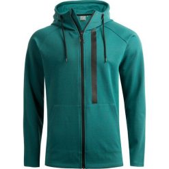 Bluza męska BLM611 - morska zieleń melanż - Outhorn. Żółte bluzy męskie Outhorn, na lato, m, bez wzorów, z bawełny, z kapturem, bez rękawów, bez kaptura. W wyprzedaży za 79,99 zł.