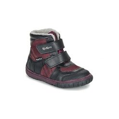 Śniegowce Dziecko Kickers SITROUILLE WPF. Czarne kozaki dziewczęce Kickers, bez wzorów, bez obcasa. Za 309,00 zł.