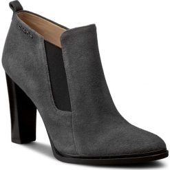 Botki damskie lity: Botki CALVIN KLEIN BLACK LABEL - Jalene N11528 Ebony