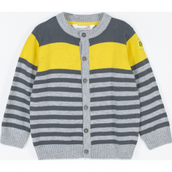 Sweter. Swetry chłopięce PLAY ALL DAY, z aplikacjami, z dzianiny, bez kołnierzyka. Za 75,90 zł.