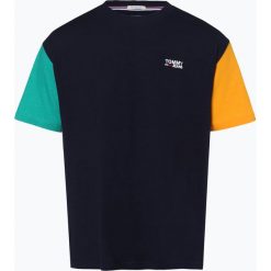 Tommy Jeans - T-shirt męski, niebieski. Niebieskie t-shirty męskie Tommy Jeans, s, bez wzorów, z bawełny, bez kołnierzyka. Za 179,95 zł.