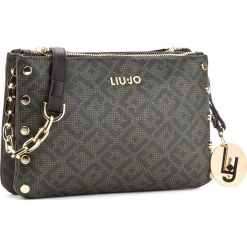 Torebka LIU JO - Tracolla S 2 Zip Cal N67060 E0017 Militare 90618. Zielone listonoszki damskie Liu Jo, ze skóry ekologicznej. W wyprzedaży za 309,00 zł.