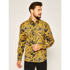 Koszula Versace Jeans Couture B1GVA6RA. Koszule męskie Versace Jeans Couture, m, bez wzorów, z bawełny, casualowe, bez kołnierzyka, bez rękawów. W wyprzedaży za 799,00 zł.