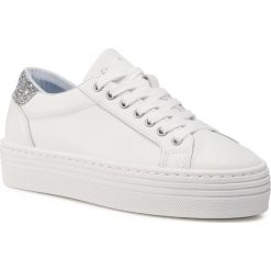 Sneakersy CHIARA FERRAGNI - CF2704 009 White/Silver. Białe półbuty damskie Chiara Ferragni, ze skóry. Za 1219,00 zł.