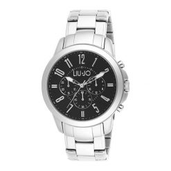 Zegarek "LJW-TLJ828" w kolorze srebrnym. Szare, analogowe zegarki męskie Liu Jo, Guess, srebrne. W wyprzedaży za 269,95 zł.
