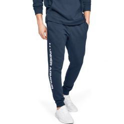 Under Armour Rival Fleece Spodnie dresowe Niebieski. Niebieskie spodnie męskie Under Armour, l, bez wzorów, z bawełny. Za 274,95 zł.