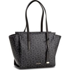 Shopper bag damskie: Torebka CALVIN KLEIN BLACK LABEL – Frame Medium Shopper K60K604171 001